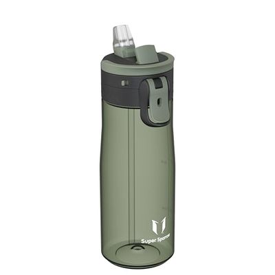 Sparrow Botella Agua Deportiva - 750ml - Sin BPA - TouchFlow Tritan Botella con Pajita, para Niños, Adultos, Gimnasio, Ciclismo
