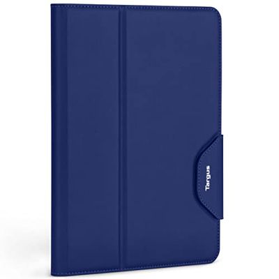 Targus - VersaVu, custodia per iPad da 26 cm, iPad Air da 26,6 cm e iPad Pro da 26,6 cm, custodia per iPad a prova di caduta, custodia girevole per iPad con chiusura magnetica, blu, THZ85502GL