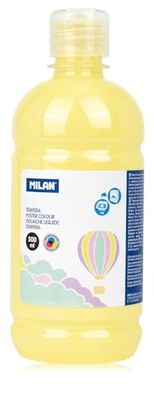 MILAN® Bouteille tempera 500 ml jaune pastel