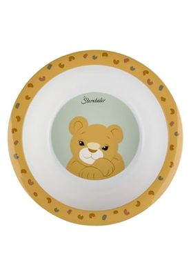 Sterntaler Bol pour enfant motif girafe et lion - Robuste et de qualité alimentaire - Avec base antidérapante pour un repas sûr - Pour bébés et tout-petits - Cadeau - Vert pâle
