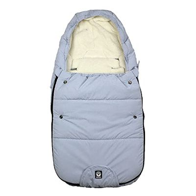 Dooky fotsäck, för barnvagn, bilstol eller buggy (universell, vatten- och vindavvisande, dubbel dragkedja, 3- och 5-punktsremmar, storlek: 0–9 månader (70 x 40 x 8 cm)), Blue Mountain