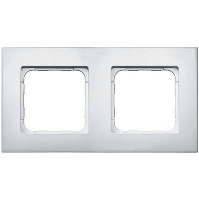 Somfy 9015238 - Cadre Double Blanc laqué pour Commandes murales Smoove