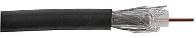 Pro Power CBBR01251 m RG6U 75R Satellite Cable, Black