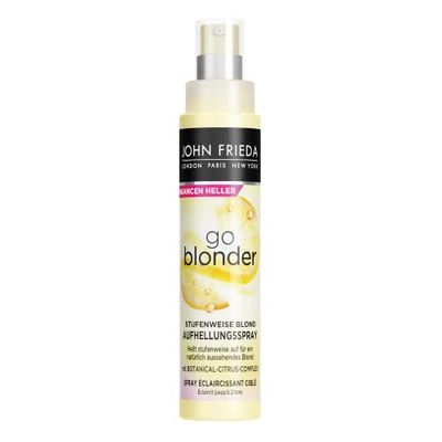 John Frieda Go Blonder Lightening Spray - Graduated Blonde - Contents: 100 ml - Brightens Gradually - For a Natural Looking Blonde