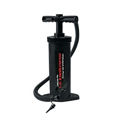 Intex Double Quick III S handpump, 14,5 tum, svart