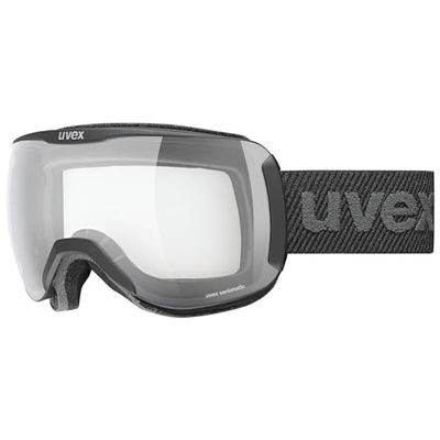 uvex downhill 2100 VPX, Skibril Unisex-Volwassene, black matt, one size