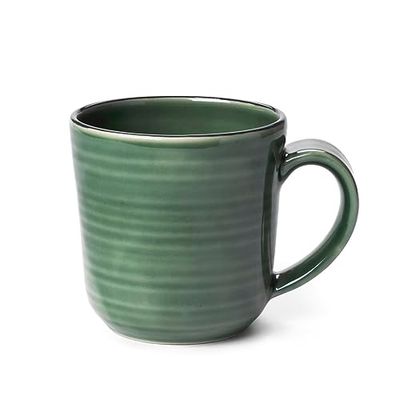 Kähler Design Colore mok met handvat van keramiek met de hand gemaakt, in de kleur: Sage green, inhoud: 33 cl, 690622