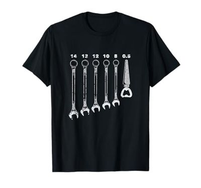 Auto Coche Camión Handyman Técnico Reparador Llave Mecánica Camiseta
