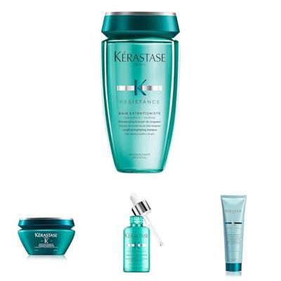 Kerastase Resistance Bain Extentioniste 250ml Fondant 200ml Masque 200ml Serum 50ml Thermique 150ml