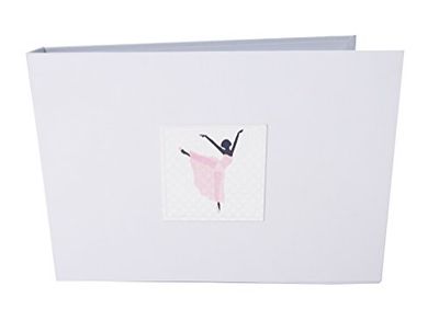 WHITE COTTON CARDS Tiny Album Photo Valeur Ballerine, Ballet, Blanc
