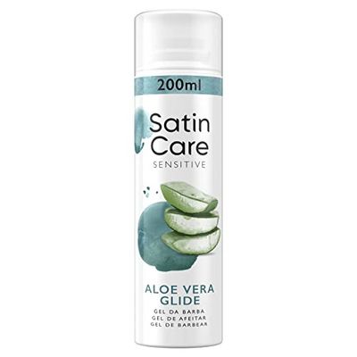 Gillette Satin Care Gel Depilatorio Da Donna, Aloe Vera Glide, 200ml