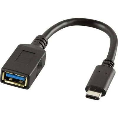 LOGILINK 4052792034905 Cable Adaptador 3.1 Macho A Tipo A Hembra L, Multicolor, USB C