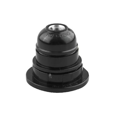 Zarivy E27 4A lamphållare, svart gänga, idealisk för belysning i hem, kontor och butiker. Kompatibel med glödlampor med olika krafter.