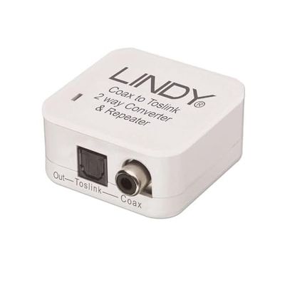 Lindy 70411 Audio Converter en Extender SPDIF naar RCA Coax Beige