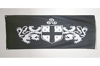 AZ FLAG Bandiera Blasone della Bretagna 150x90cm - Bandiera Bretagne 90 x 150 cm