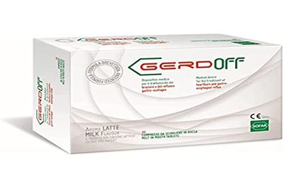 Gerdoff Dispositivo Medico ad Azione Meccanica che Consente di Ridurre Rapidamente i Sintomi Correlati ai Reflussi Gastro-Esofageo, 30 Compresse Masticabili