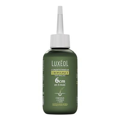 LUXEOL – Condizionatore per crescita senza risciacquo, 6 cm in 3 mesi* – Capelli più lunghi più veloci – Clinicamente provato – Formula di origine naturale – Olio di ricino, Amla, Ginseng(3) – 150 ml