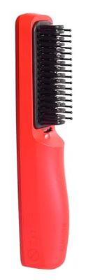 Beter - Spazzola termica lisciante, Spazzola ionica senza fili GRWM, Piastra per capelli professionale, 200°C, Riscaldamento rapido, Protezione antiscottatura, Anticrespo, Ricarica USB, Rosso