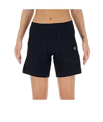 UYN Lady City Running OW Pant Short, Pantaloncini Donna, Blackboard, XS