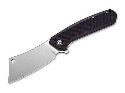 WE Knife Unisex – volwassenen Mastodon G10 Black zakmes, zwart, 23 cm