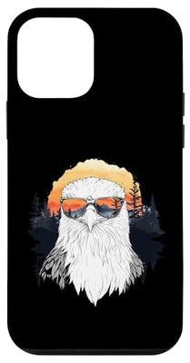 Pygargue à tête blanche Illustration de lunettes de soleil Forêt Faune Nature Coque pour iPhone 12 mini