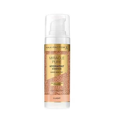 Max Factor, Miracle Pure Hydra tint essence, Base de Maquillaje, 30 light, 30 ml