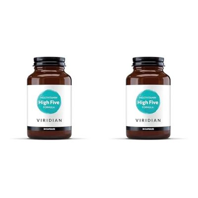 Viridian High Five | Multivitaminas y Minerales - 30 Cápsulas (Paquete de 2)