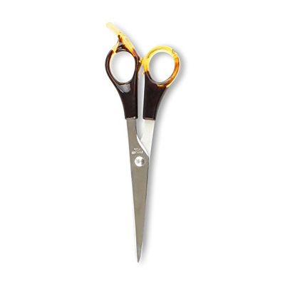 Sister Ciseaux de coiffure polis et moulus à la main avec manche en acrylique bicolore 20,3 cm, acier inoxydable, 18 x 6 x 1 cm