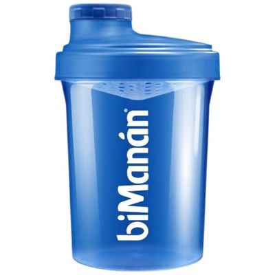 BIMANÁN Shaker 500 ml – Mélangeur de smoothies avec passoire intégrée, facile à utiliser, idéal pour les smoothies sans grumeaux