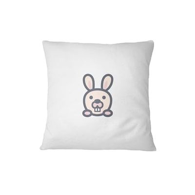 Bona Basics, Fodera decorativa per cuscino, decorazione domestica per divano, caffetteria, dimensioni: 60x60 cm, colore: bianco