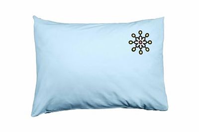 Bona Basics, Funda de cojín Decorativa, decoración del hogar, para sofá, cafetería, Tamaño: 50x35 cm, Color: Azul Claro