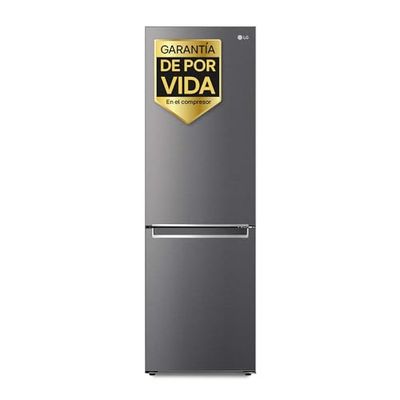 LG GBP61DSPGN.ADSQEUR - Frigorífico Combi Door Cooling+, 1,86m, Clasificación D, capacidad de 374l, Inox grafito antihuellas, serie P-600
