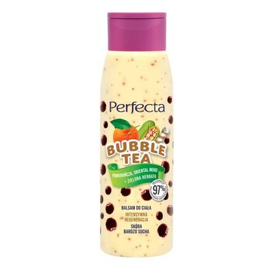 Perfecta Bubble Tea Body Lotion Intensive Regeneration Orange Oriental Wood + Green Tea