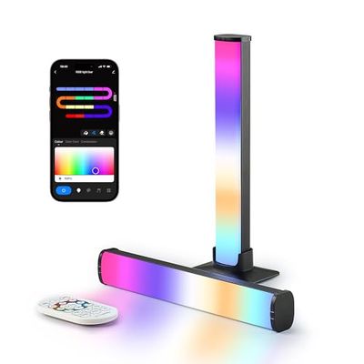 LuminexDesigns Barra LED RGB per TV e Gaming 25cm – Sincronizzazione Musicale e Controllo App per Illuminazione Ambientale e Decorazione