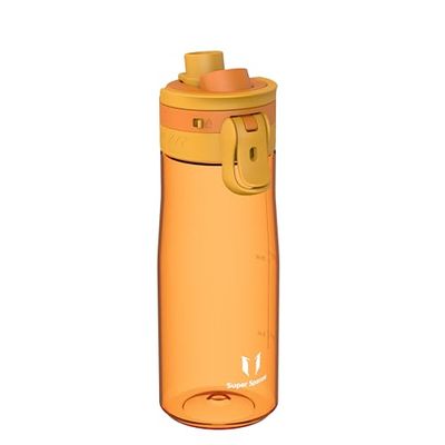 Super Sparrow Drinkfles, Waterfles - 750ml - Waterfles BPA Vrij, Lekvrije - Ideale Tritan Sportfles voor Sport, Fiets, Fitness, Universiteit, Buiten - Licht, Duurzaam Drinkfles