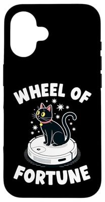 Wheel Of Fortune Cat Joke Robot Vacuum Cleaner Cat Case for iPhone 16