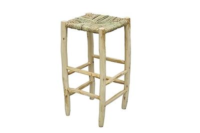 Mimbre Natural Tabouret tressé (33×33×68)