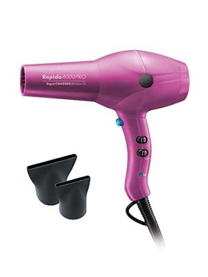 Diva Pro Styling Rapida 4000 Sèche-Cheveux Professionnel avec Conditionnement Ionique 2200 W Magenta
