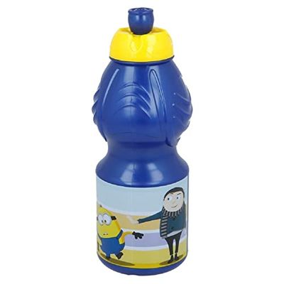 minions 2556; Botella de Agua Sport, Capacidad 400 ml;