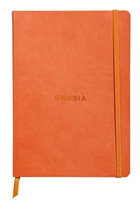 Rhodiarama Softback notitieboek, A5 Gevoerd. A5 Tangerine