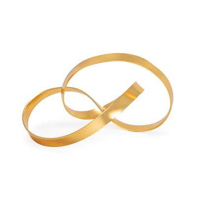 FIGURA 12X9X9 METAL DORADO