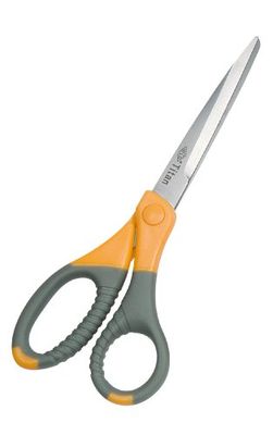 EFCO All-Cut nożyczki tytanowe, szare/pomarańczowe, 18 cm