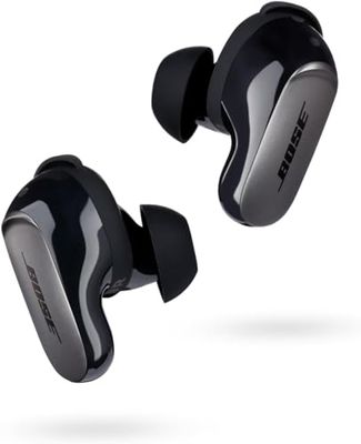 Bose QuietComfort Ultra Earbuds, Écouteurs sans fil à réduction de bruit, Écouteurs Bluetooth 5.3 avec audio spatial d’une grande autonomie, Nero