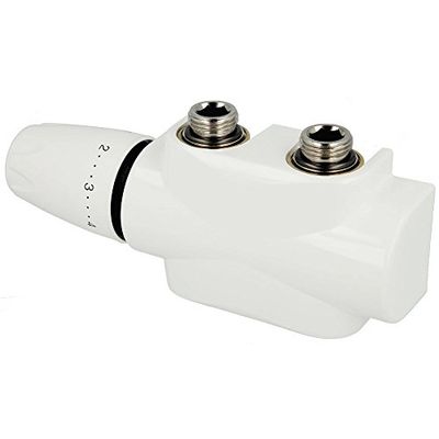 TA Heimeier Design Edition Multilux 4 set voor twee pijpsysteem wit RAL 9016, 9690-27.000