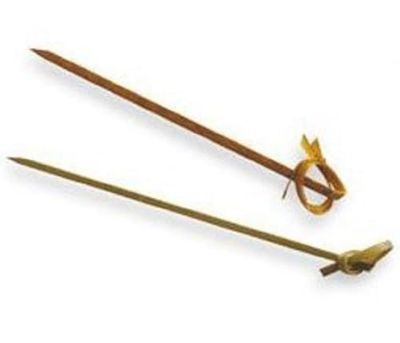 Garcia de Pou BBCL10 Set de 100 Piques bambou boucle 9 cm, Bambou, naturel, 41.5 x 34.5 x 35 cm