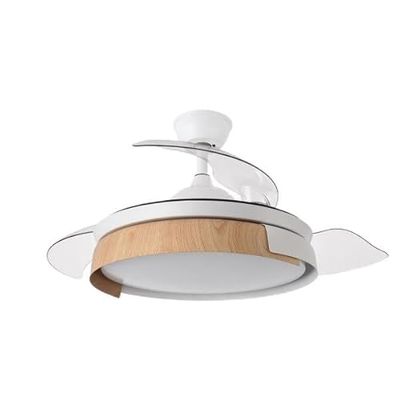 Zarivy Plafondventilator DC 72 W, 7200 lm, 3 uitklapbare vleugels, afstandsbediening, timer, geheugenfunctie, ideaal voor binnenklimaatbeheersing.