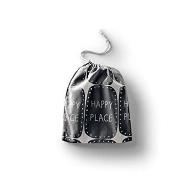 Bonamaison Printed Cotton Produce Bag with Drawstring, Reusable Grocery Bag, Biodegradable Eco-Friendly Bags, Travel Pouch, Sachet Bags, Shopping Bag, Eco Friendly, Foldable, Size: 20x30 Cm