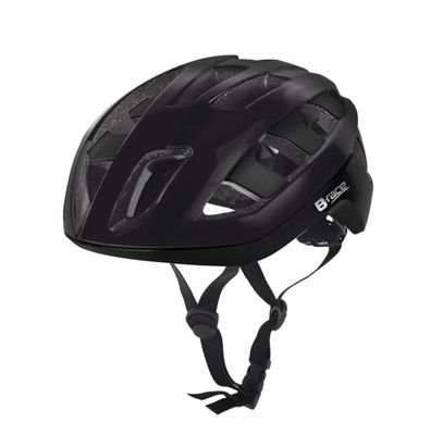 BONIN B-RACE B-Race Skiron In-Mold Helm Nero ondoorzichtig L 58/62, volwassenen, uniseks, meerkleurig (meerkleurig), eenheidsmaat
