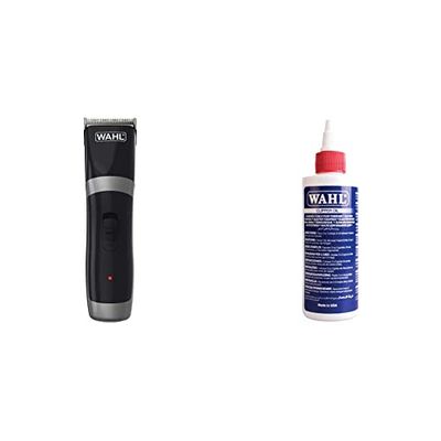 Wahl Men's Cord/Cordless Hair Clipper, Rechargeable, 11 Attachment Combs, 0.8-25mm, Black