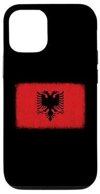 Grafica bandiera dell'Albania per uomini, donne, bambini Custodia per iPhone 12/12 Pro